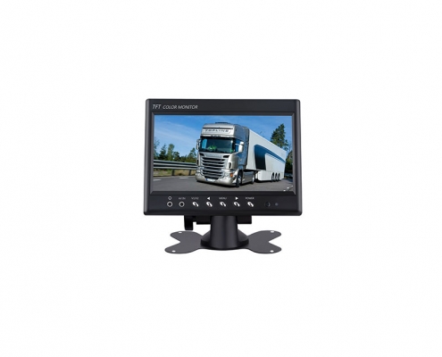 JY-M07 7 inch AHD monitor with 2 cameas and 1 audio input