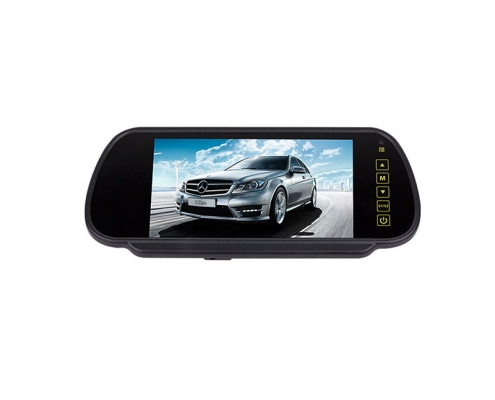 JY-MR07 7 inch HD lcd rearview mirror monitor with speaker