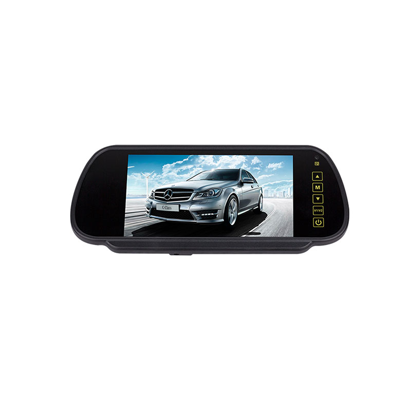 JY-MR07 7 inch HD lcd rearview mirror monitor with speaker