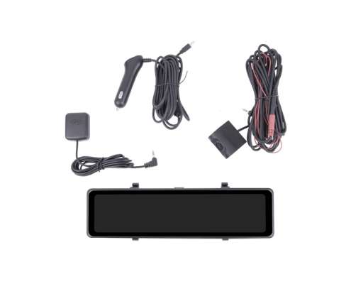 M1121 11.26 inch streaming media rearview mirror dash cam with front and rear camera