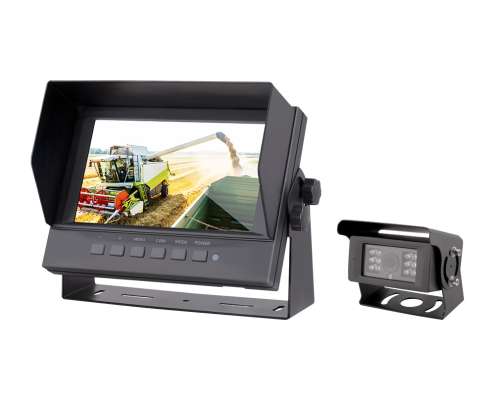 LUVIEW 7 Inch Waterproof Monitor Rear View System With Night Vision Camera